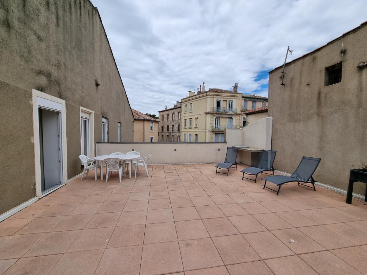 T4- Terrasse 50M², Garage, Centre-Ville Narbonne Eksteriør billede